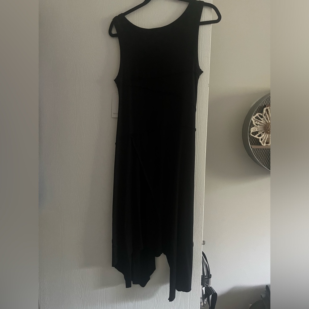 Lg black NWT seamed dress. Beautiful for dress or casual day.